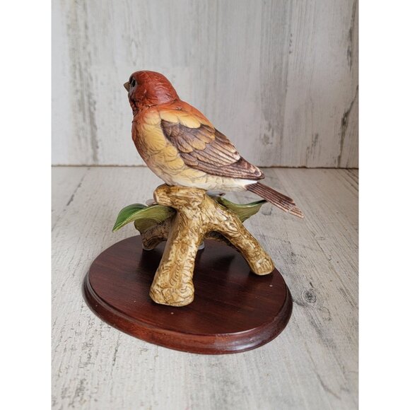 Sadek house finch 9112 bird‎ flower figure decor floral - Picture 3 of 5
